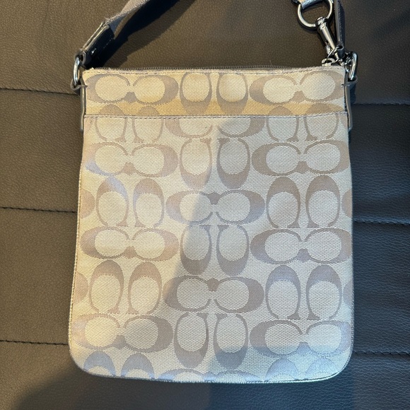 COACH GRAY SUTTON SIGNATURE SWINGPACK CROSSBODY BAG - Picture 5 of 6